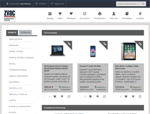 Tablet Screenshot of obchod.zvacsystems.com